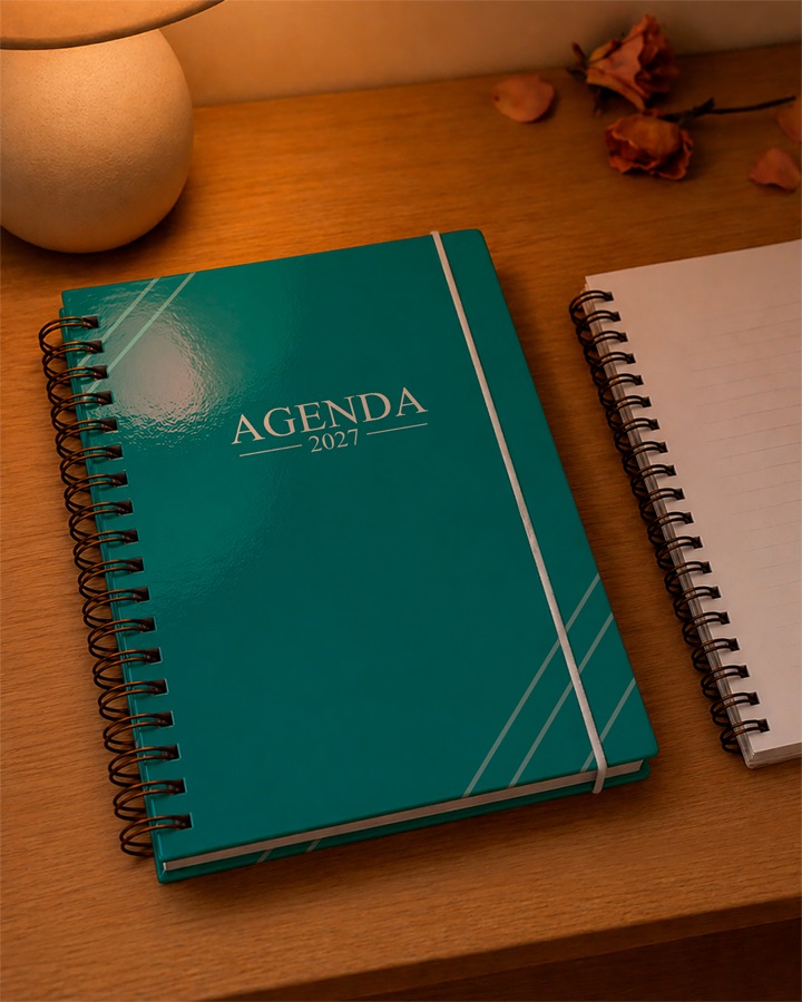 Agenda 2027 linha Clássica, verde-água